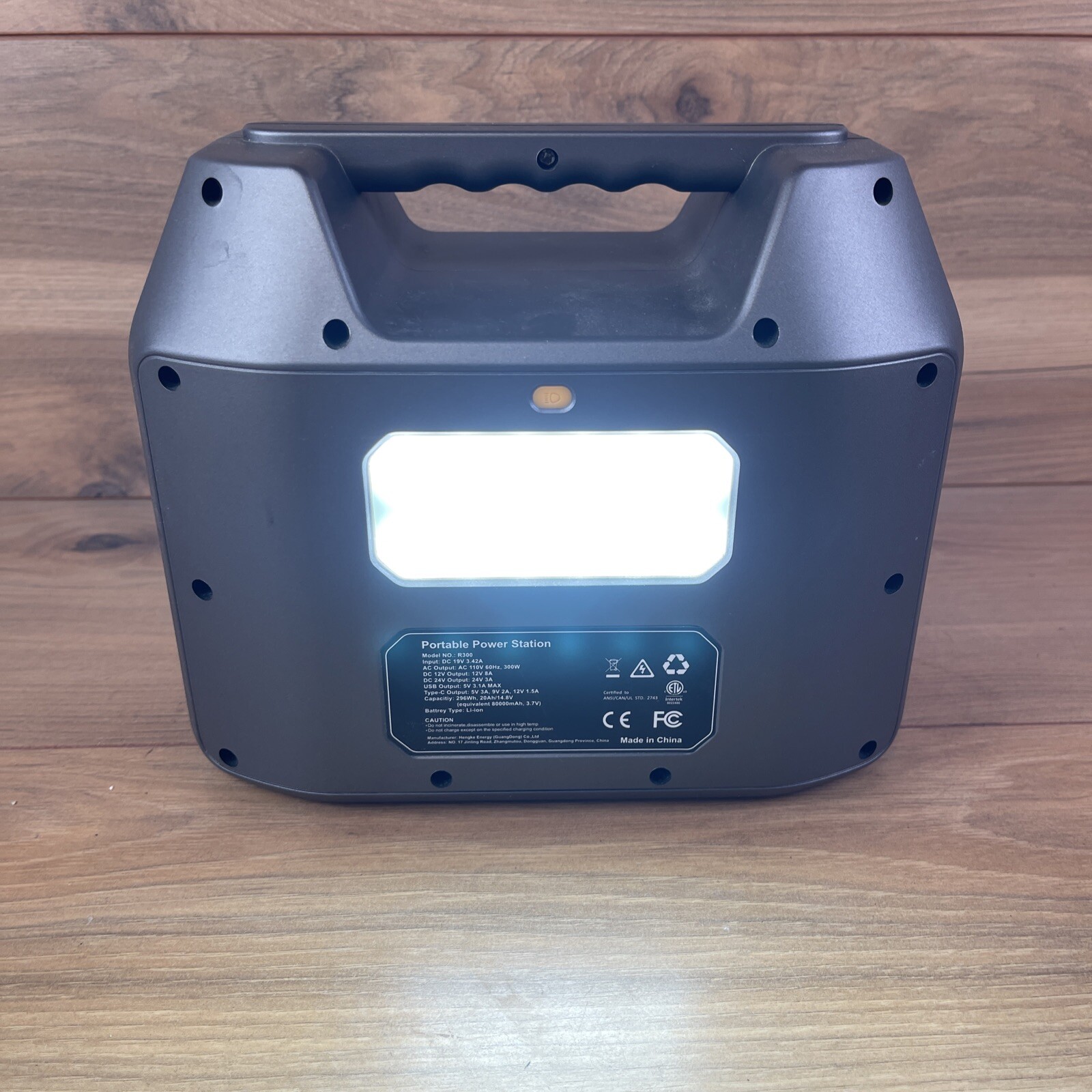 PORTABLE POWER Station Android Apple Solar AC/DC Charge 300W EMERGENCY GENERATOR
