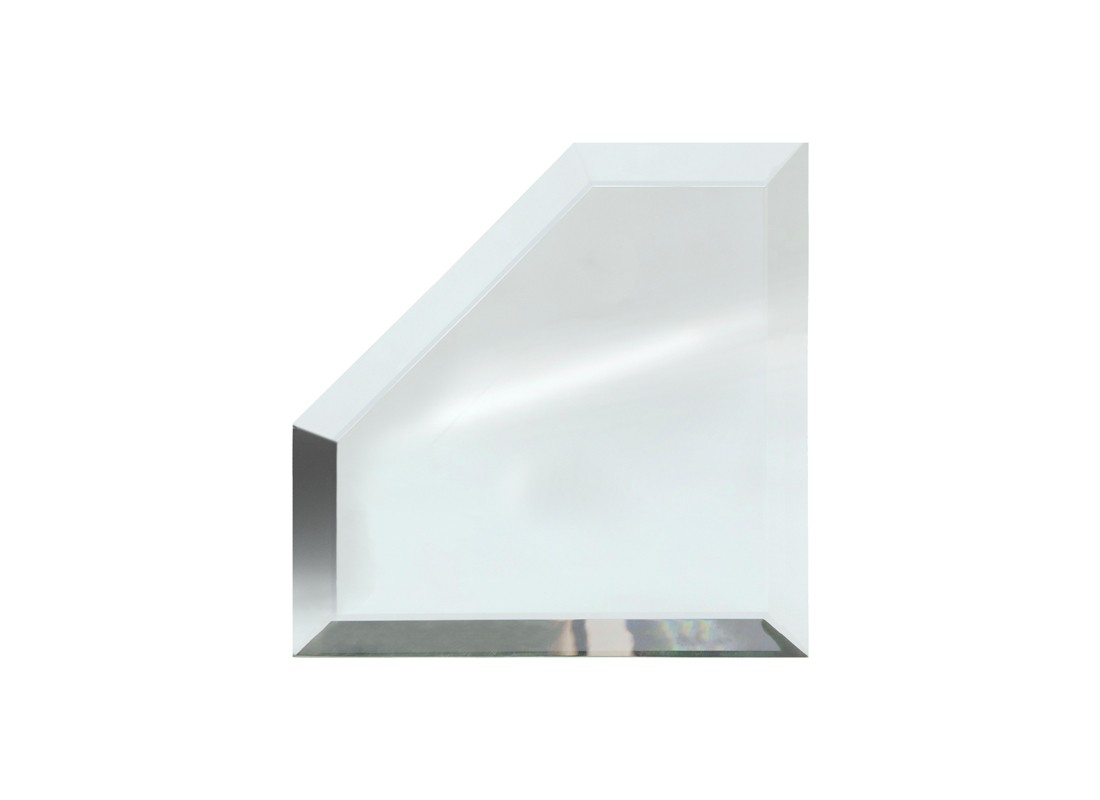 FHC BVM4M4 4″ Corner All Sides Beveled Mitered Clear Mirror Glass