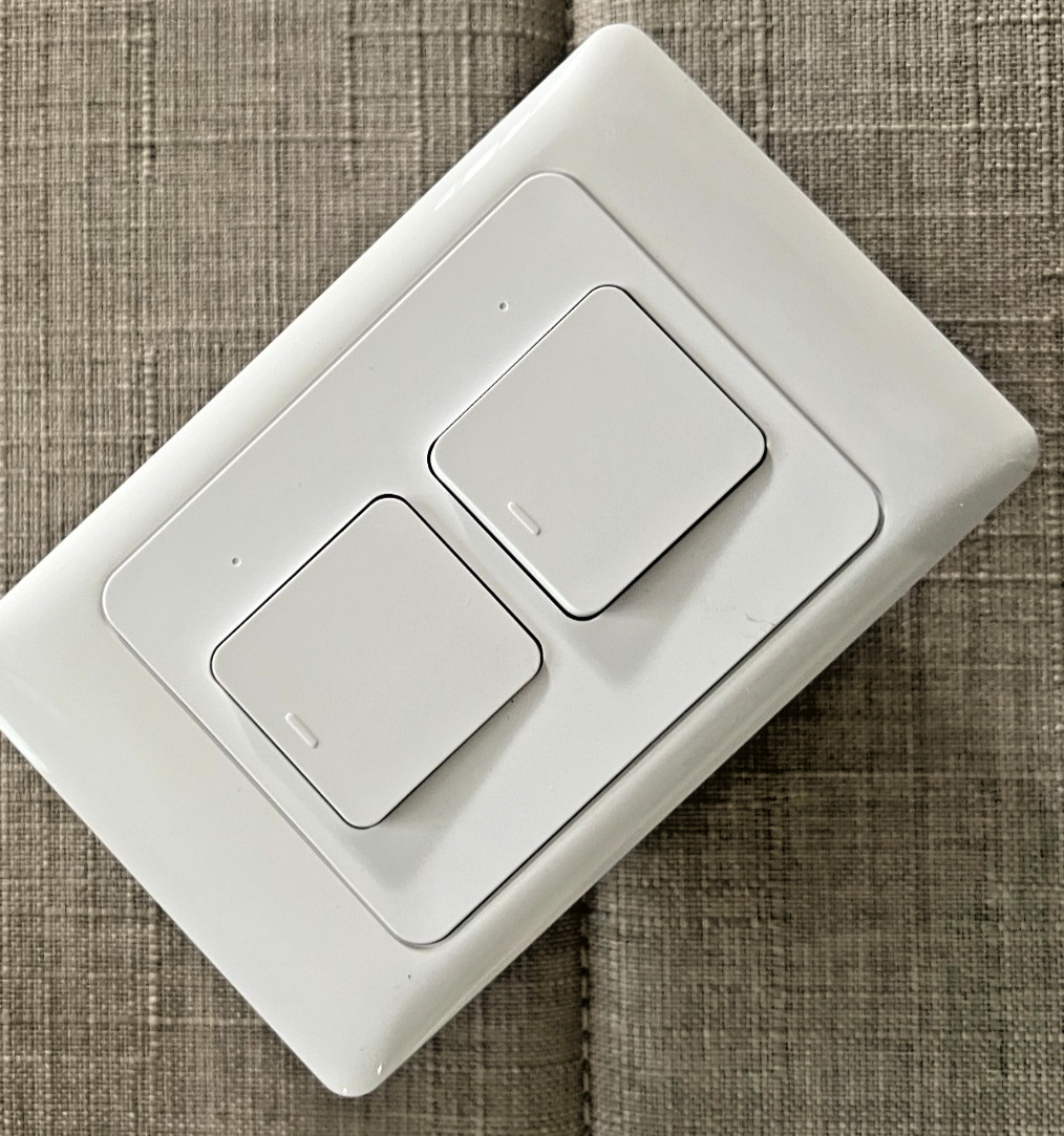 Smart Wall Switch 2 Gang Neutral Wire Required Model KS-811/2.4 Ghz-New/Open Box