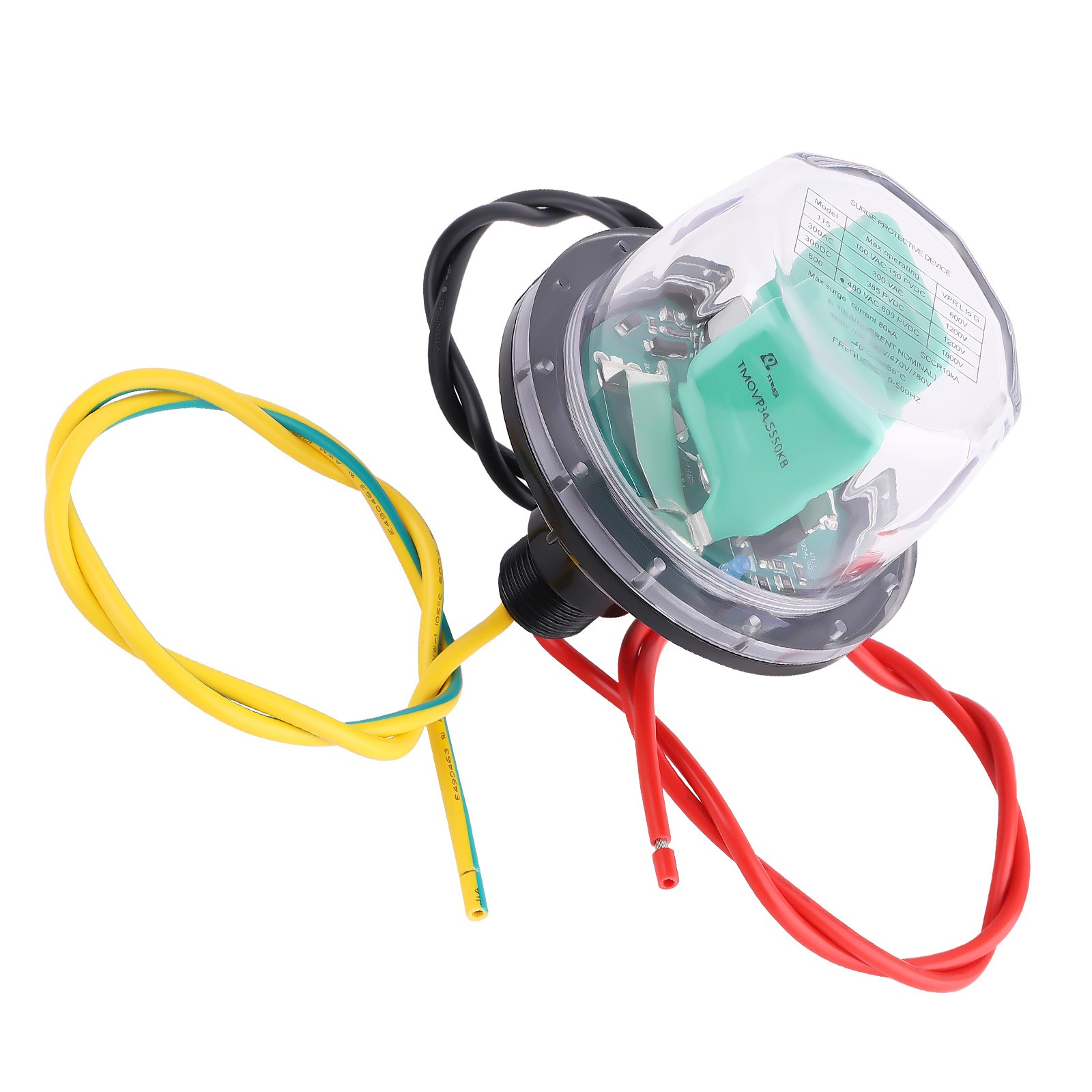 Surge Device 600VDC Electronics Surge Arrester Safe Guard for Home & Garden