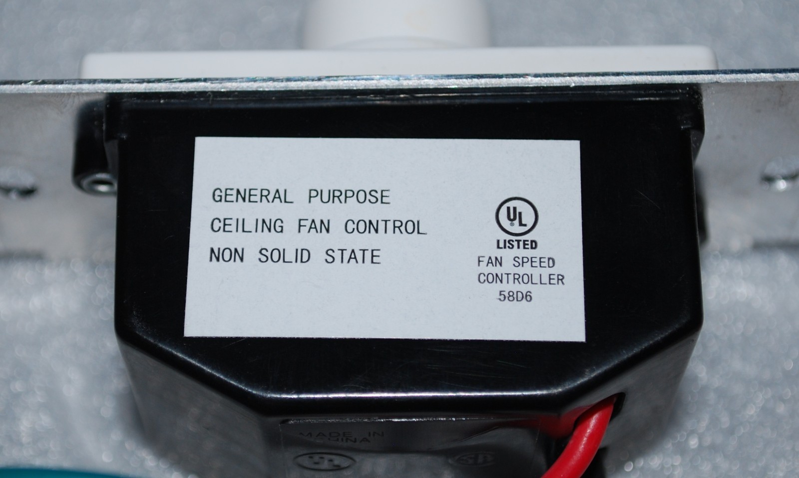 LEVITON 1.5 AMP SINGLE POLE ROTARY STEP QUIET FAN SPEED CONTROL ON/OFF RTF01-10Z