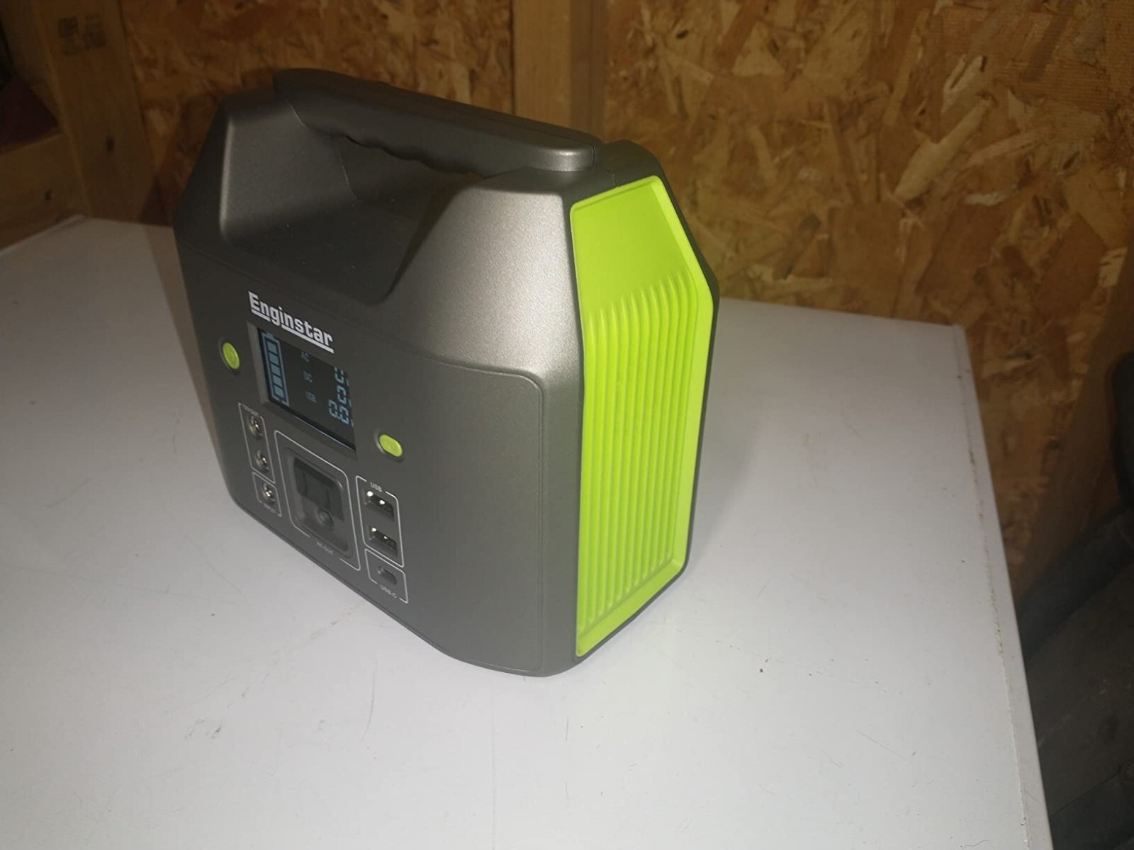 Open Box Portable Power Station 150W 155Wh, EnginStar Power Bank with 110V