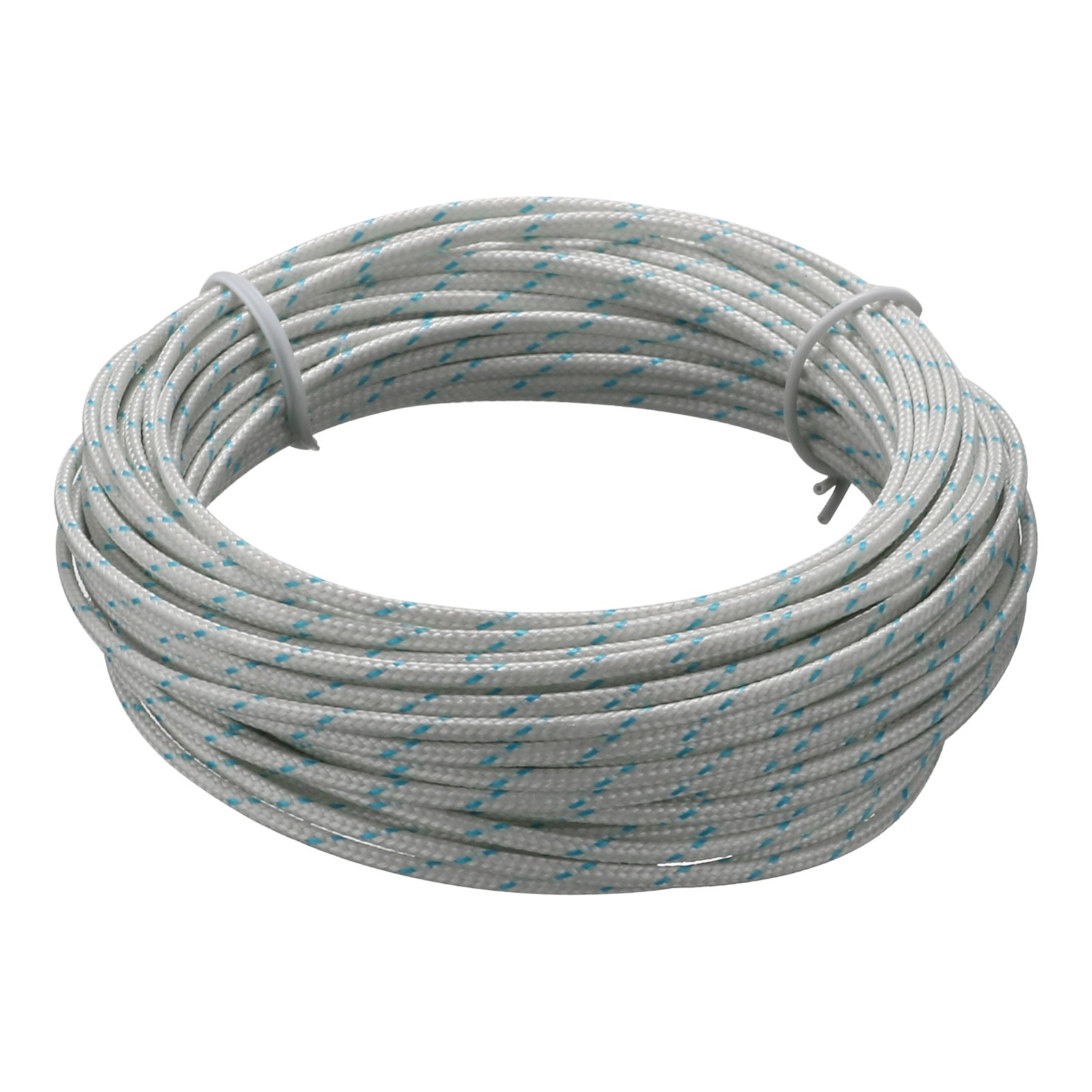 K-Type 2×0.3 Thermocouple Wire AWG 24 Braided Fiberglass Insulation 33Feet