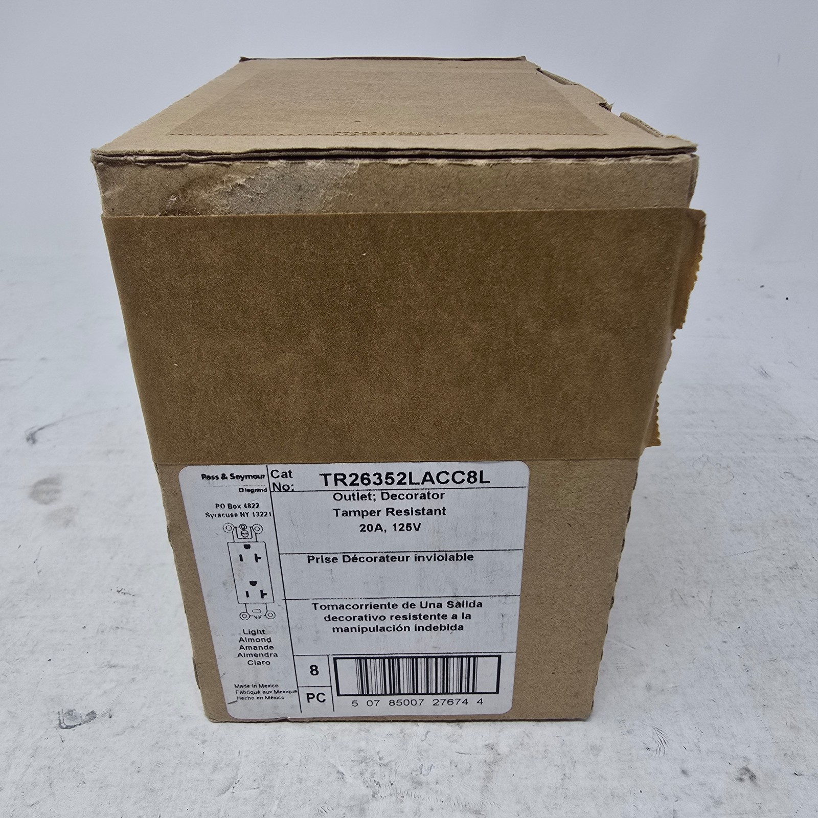 32 pc Legrand Commercial Outlet Light Almond 20a Tamper Resistant 115v DECORATOR