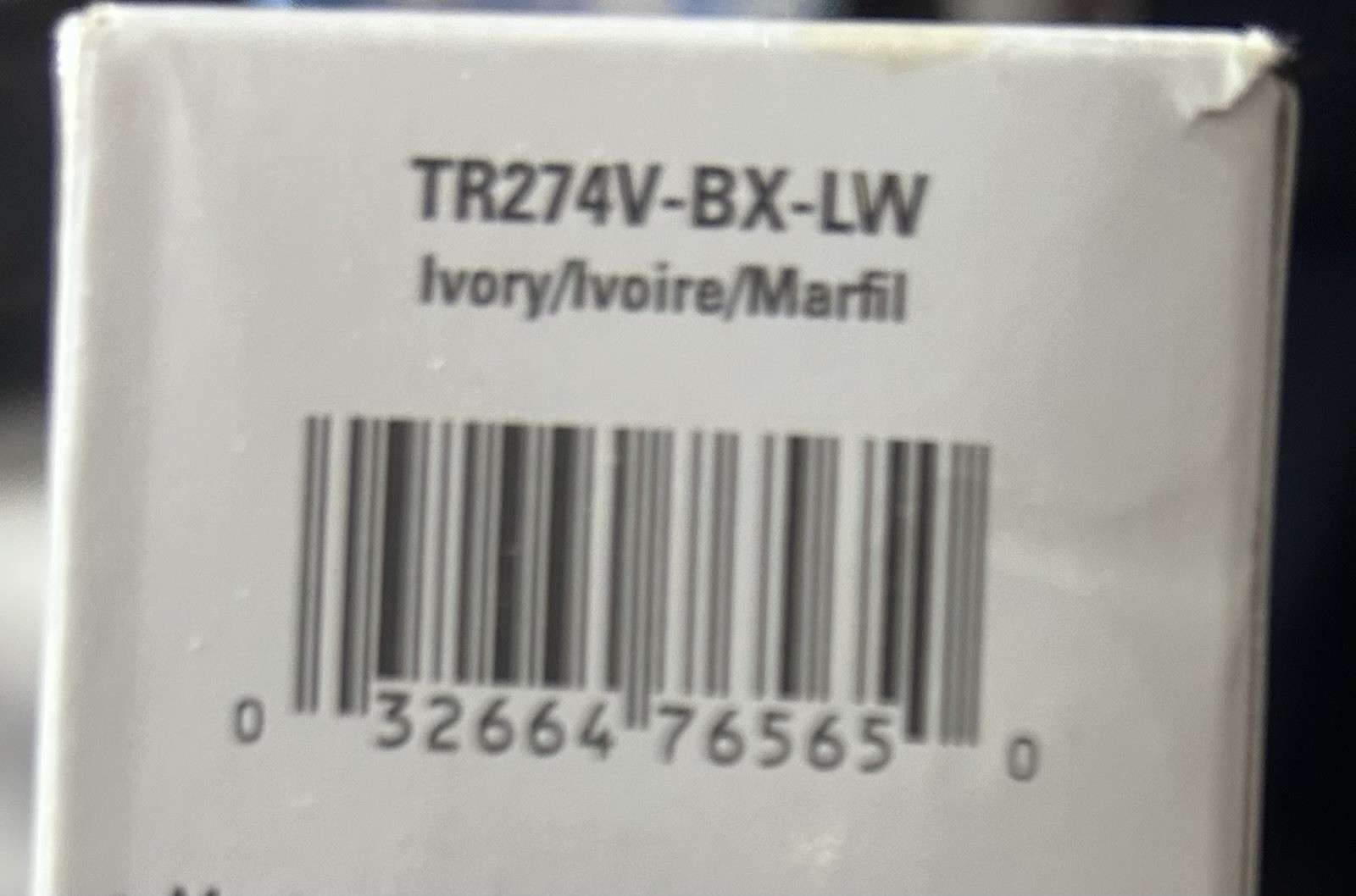 Eaton TR274V Combination Switch & Tamper Resistant Outlet 15A 120V Ivory New