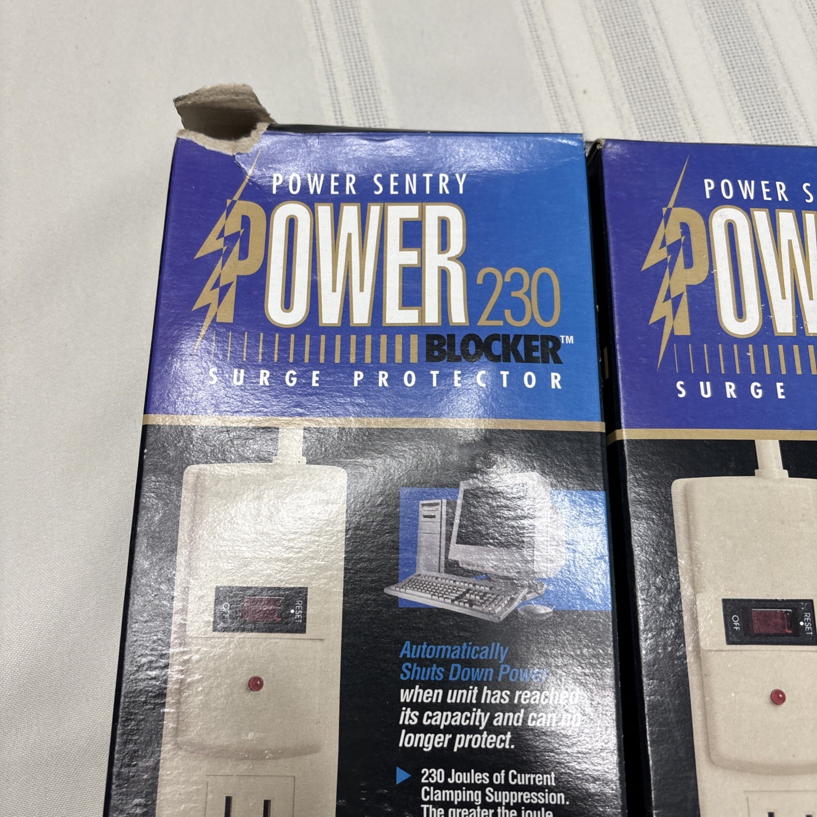 2 Power Sentry GENERAL PURPOSE SURGE PROTECTOR – 6 Outlets @ – 230 Joules