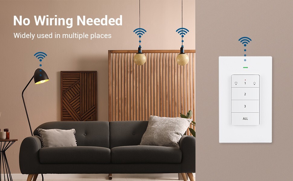 DEWENWILS Remote Control Light Socket, Wireless Light Switch 100FT Range