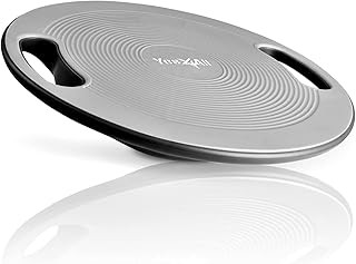 Yes4All Wobble Balance Board, Plastic Stability Trainer with Handles for Standin