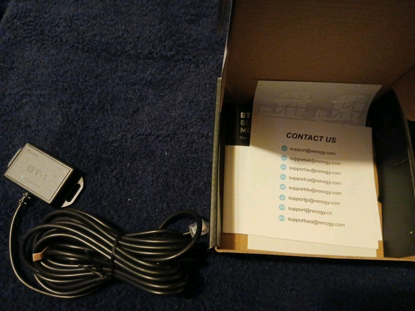 Renogy BT-1 Bluetooth Module RJ12 Communication. NEW in box