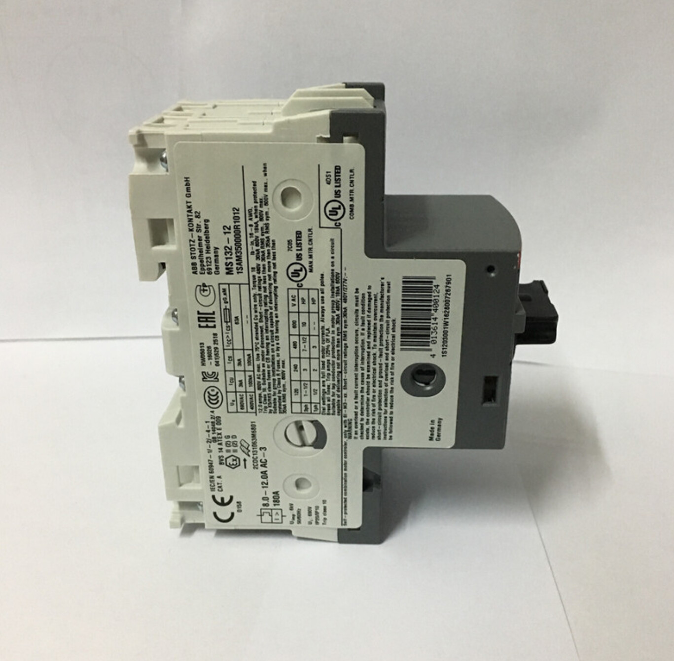 ABB MS132 Motor Starter Circuit Breakers MS132-0.16 MS132-0.25 0.40 0.63 1.0