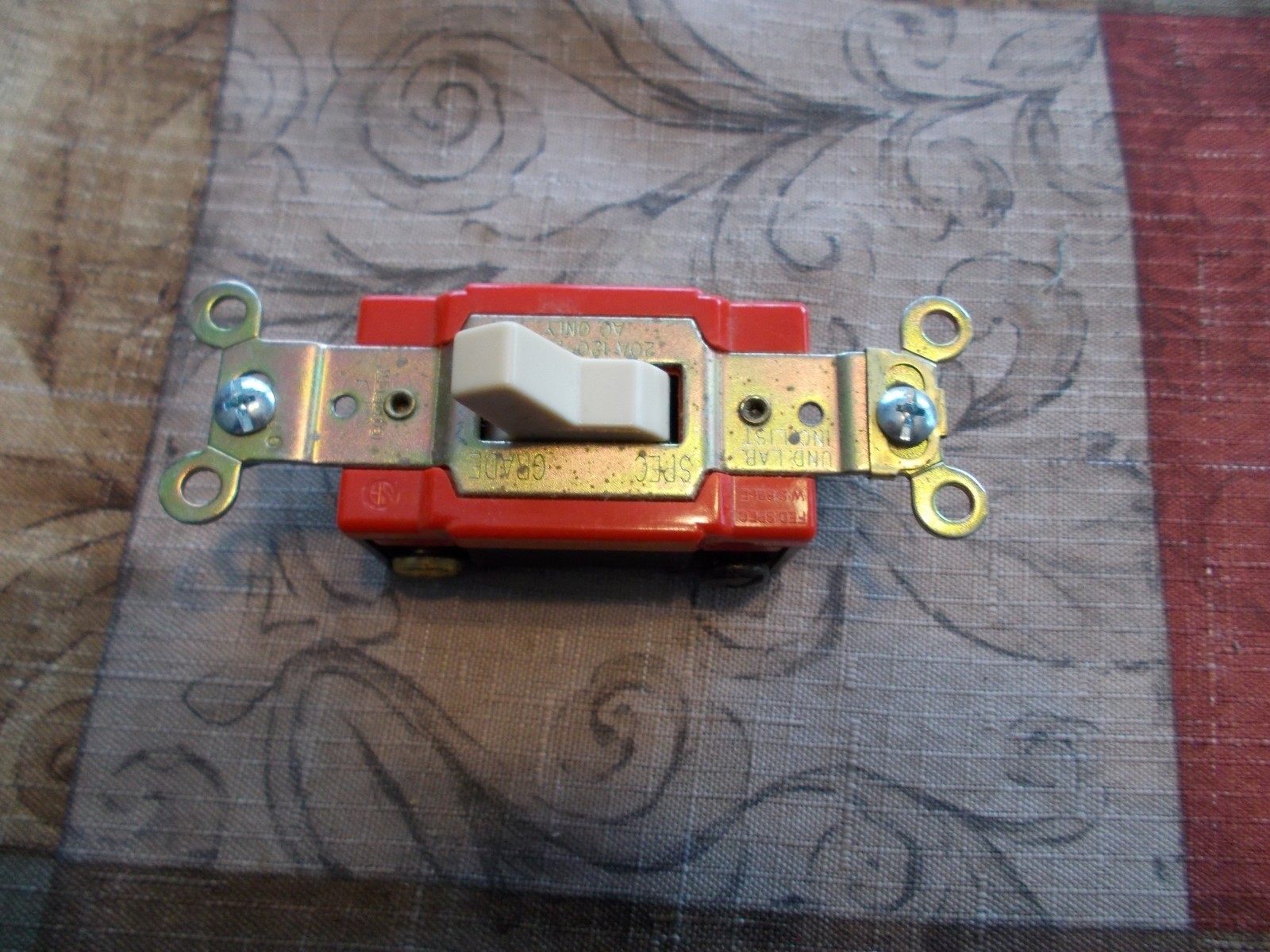 NEW Cooper WS896L Industrial Toggle Commercial Light Switch 20A 120-277V