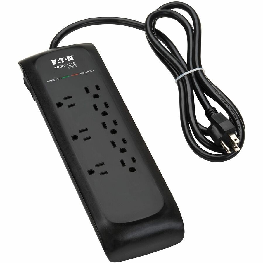 Tripp Lite TLP86B 8-Outlet Surge Protector – 2100J 6′ Cord – Black