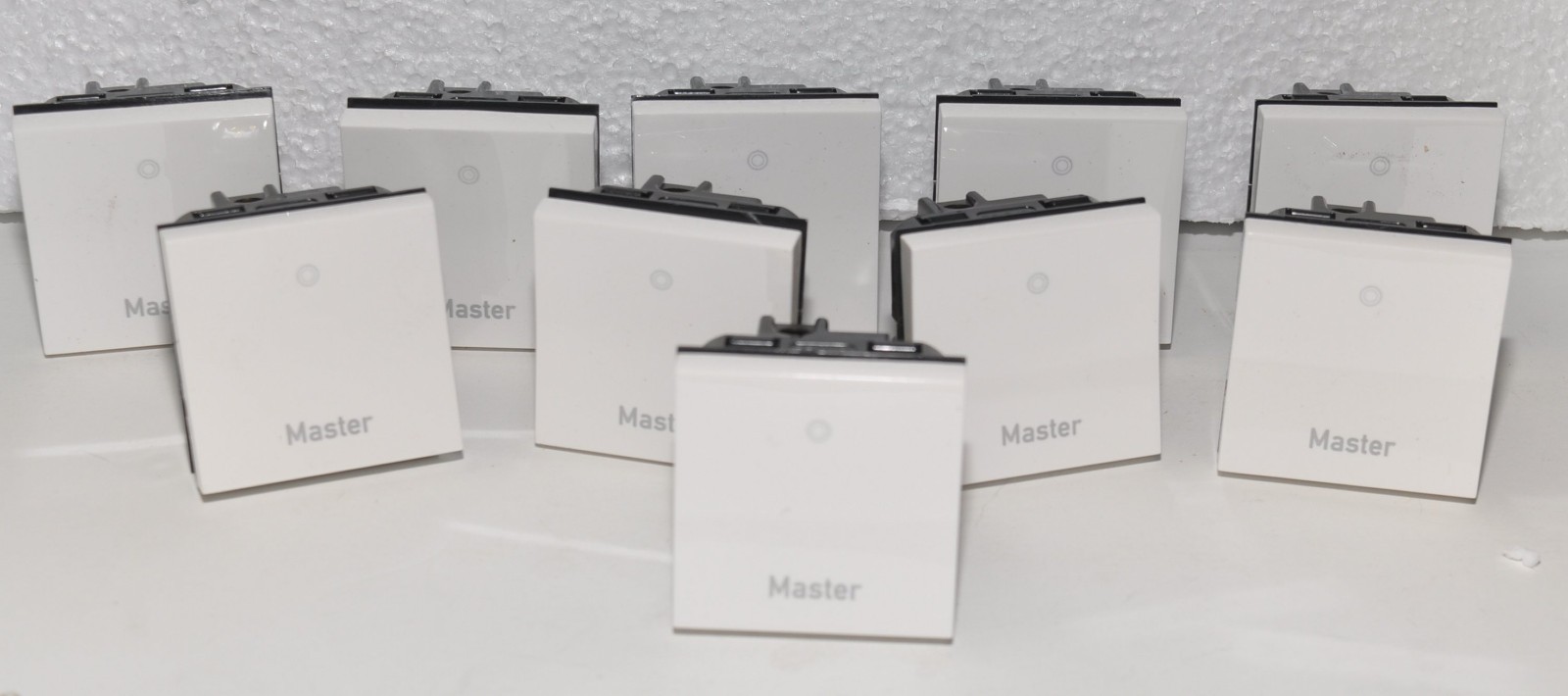 Qty 10 New Adorne Legrand ASPD1532W 3W/1P White 120V Switches – Master