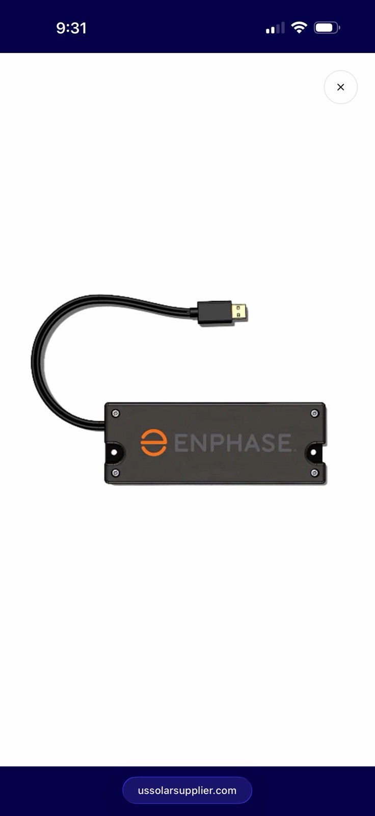Enphase Ensemble COMMS-KIT-01 Wireless USB Adapter Kit Solar Batteries Charger