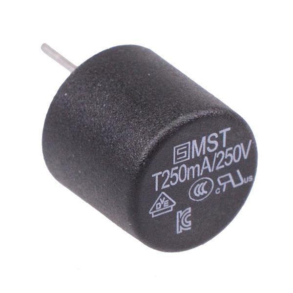 250mA Radial PCB Time Delay Slow Blow Circular Fuse