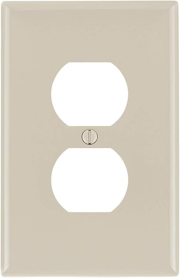 Midway Wallplate – 1 Pack Light Almond Nylon | Perfect for Any Decor