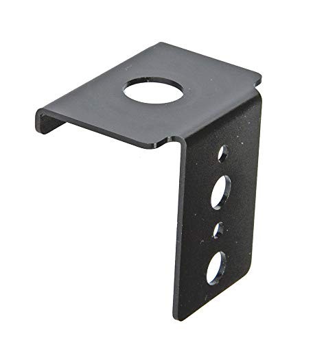 Bracket for Panel Mount Electrical Components Like Push Button Circuit Black