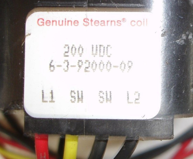 New Stearns Brake Coil Kit 5-96-6918-33 200VDC 6-3-92000-09 coil