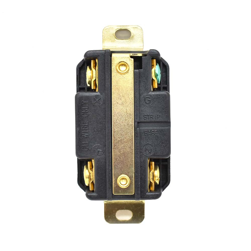 YGP026F Twist Lock Wall Mount Electrical Receptacle 4 Wire, 20 Amps, 250V