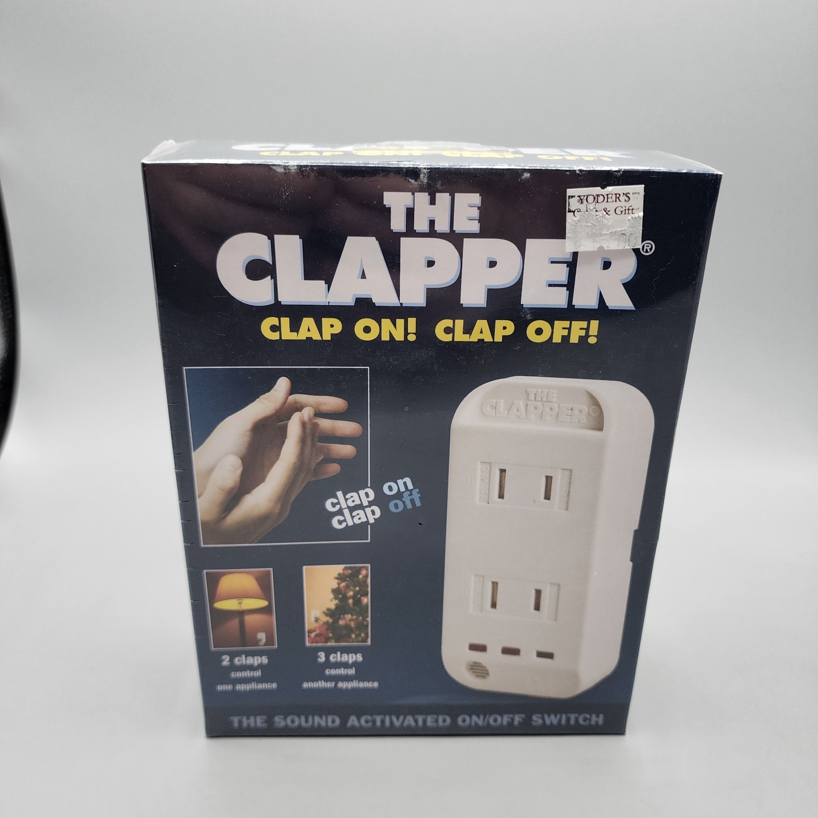 The Clapper Vintage 1998 NEW Sound Activated On Off Double Switch Factory Sealed