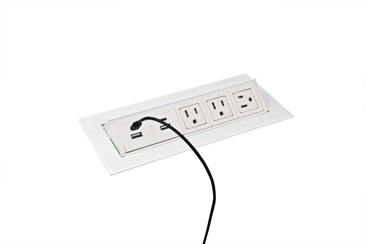 Mockett PCS82CUC2-95G Power/data Center White