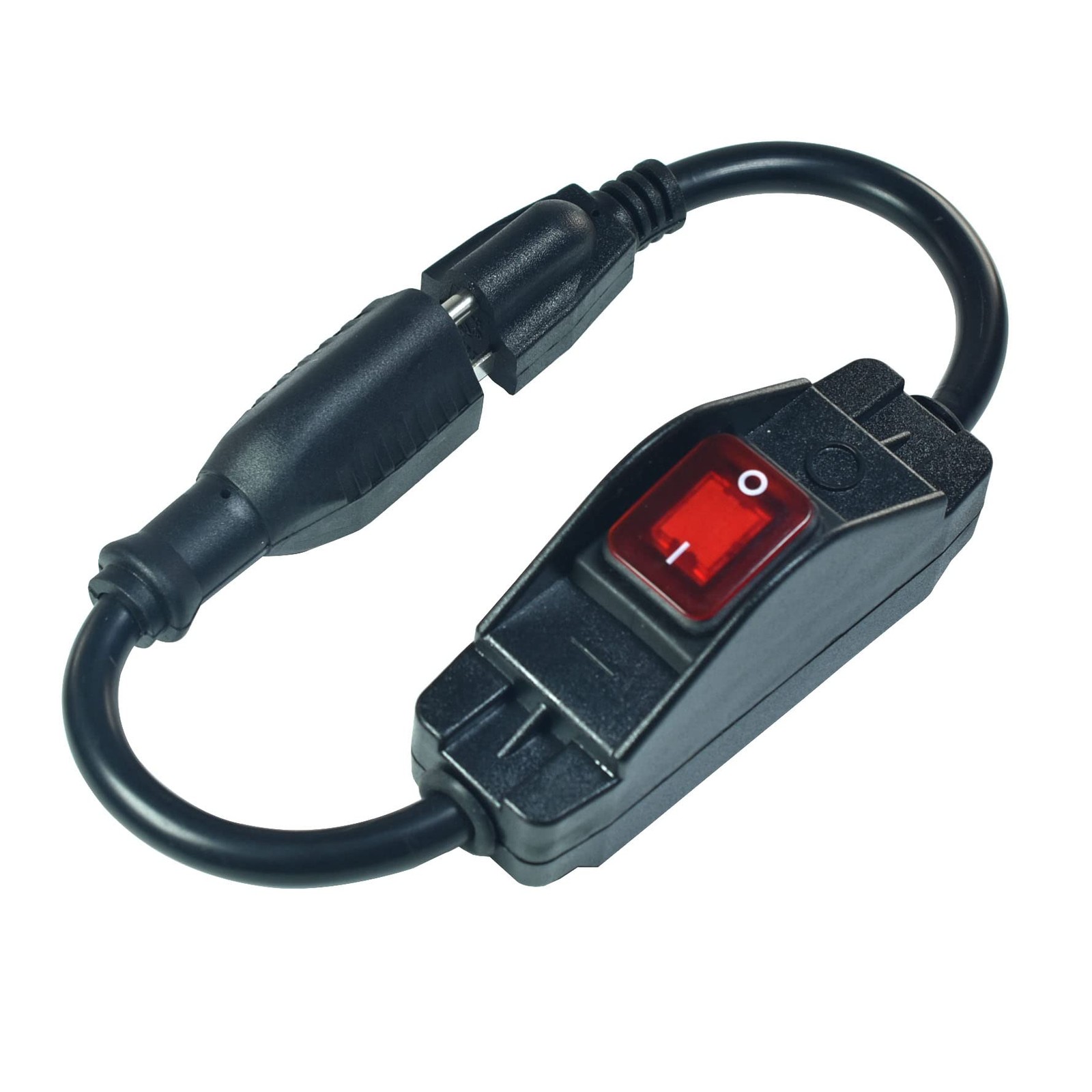 3-Prong Extension Cord，1625W Heavy Duty Short Extension Cable with on off Switch