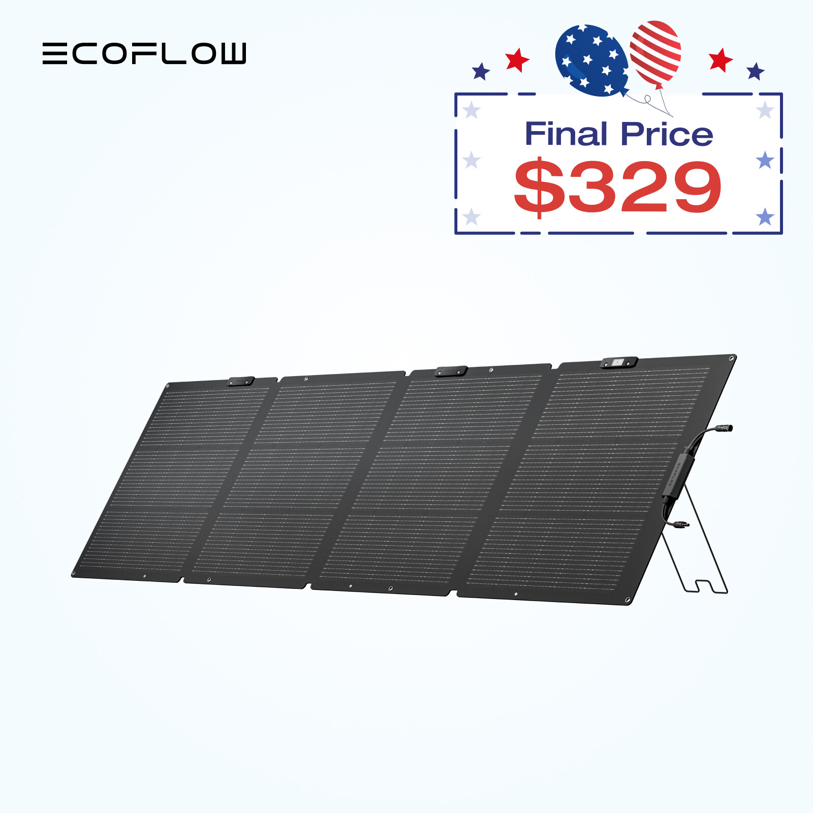 EcoFlow 220W NextGen Solar Panel Kit Waterproof IP68 for Outdoor Camping RV