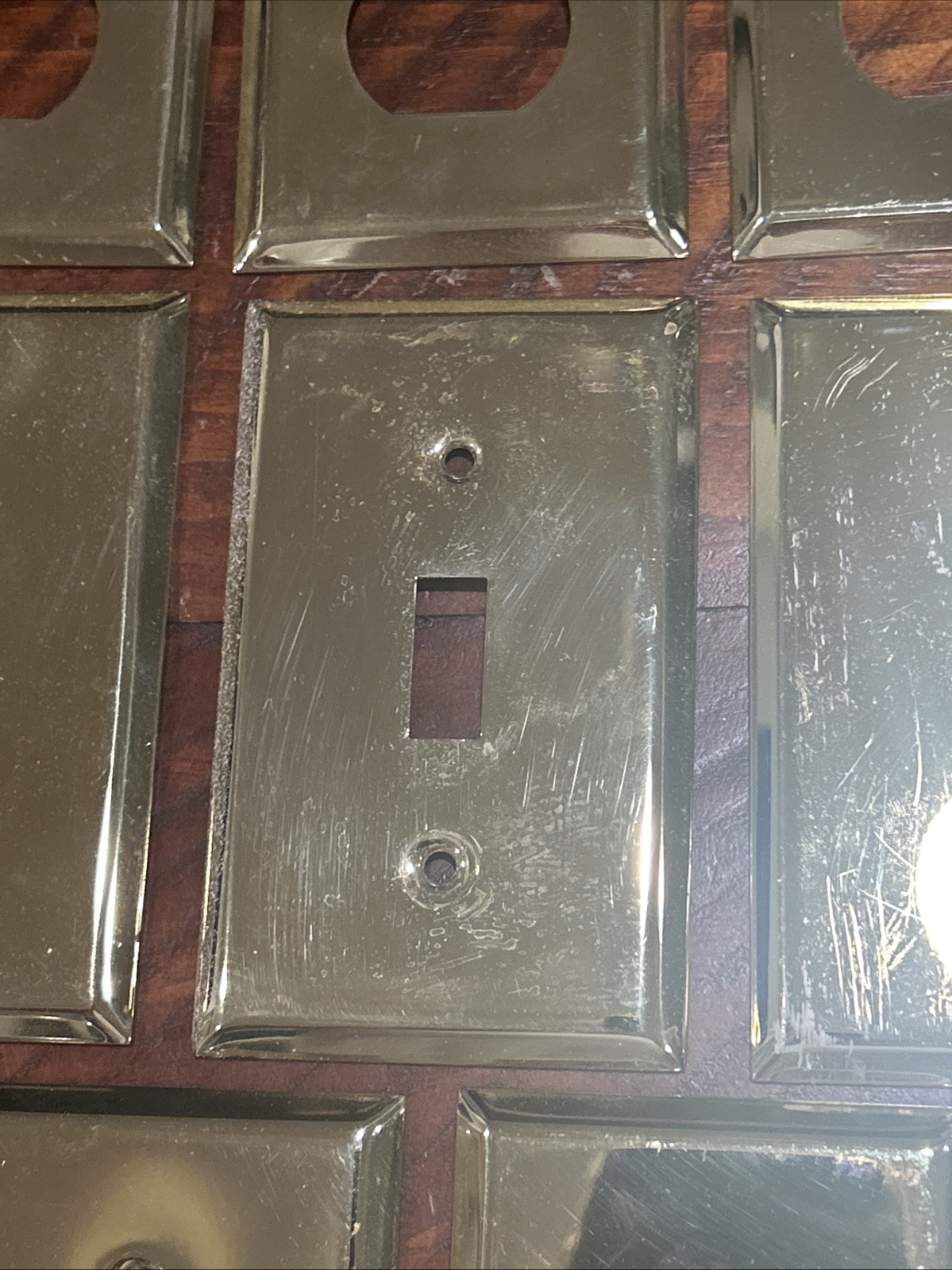 Vintage Brass Wall Plate Cover Lot 14 pcs Satin & Polished Outlet Switch Bulk