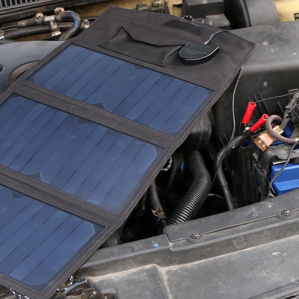 18V 21W Foldable Solar Charger Panel Waterproof For Battery Mobile Phone Outdoor