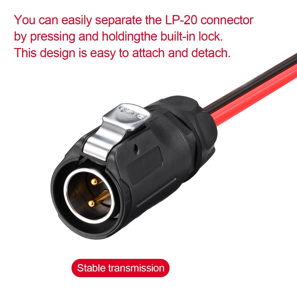 2 Pin Power Industrial Circular Connector 10AWG Furion Solar Plug to SAE Conn…