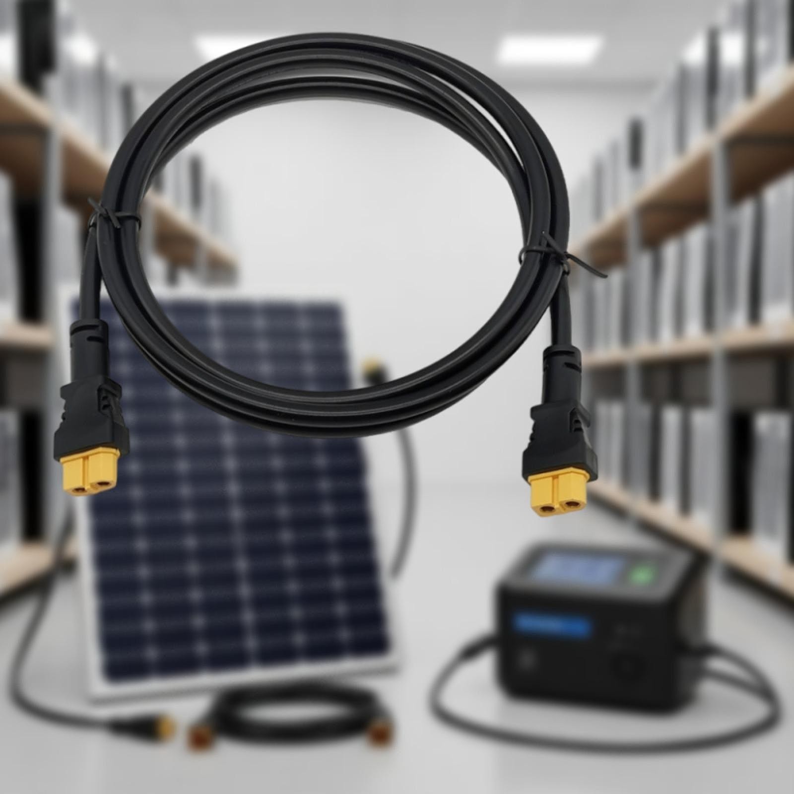 4.92ft XT60 Solar Cable Portable Wear Resistant DIY Supplies Extension Cable