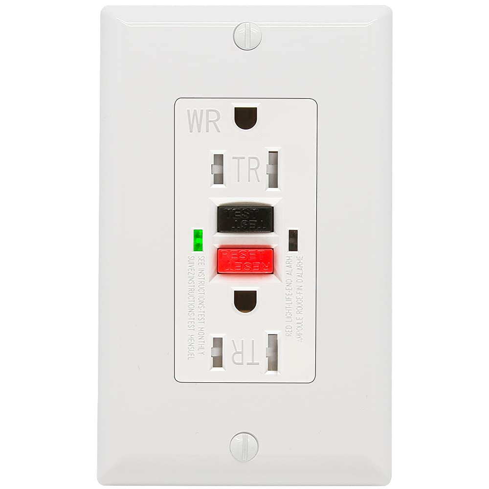GFCI Outlet 20 Amp, UL Listed, Self-Test GFI Receptacles, Tamperresis