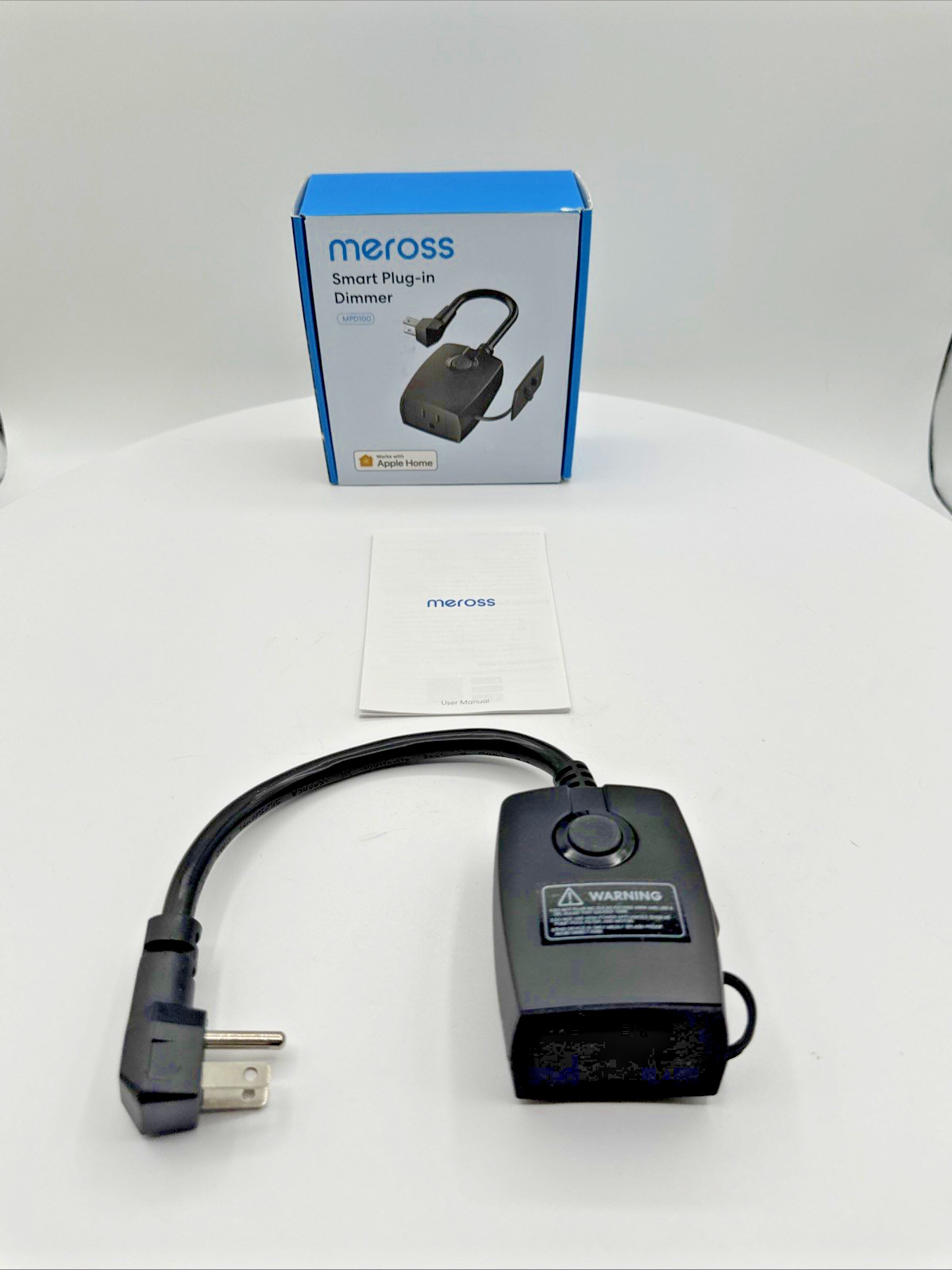 Meross MPD100HK Outdoor Smart Dimmer Plug HomeKit Alexa Google 1%-100% IP44
