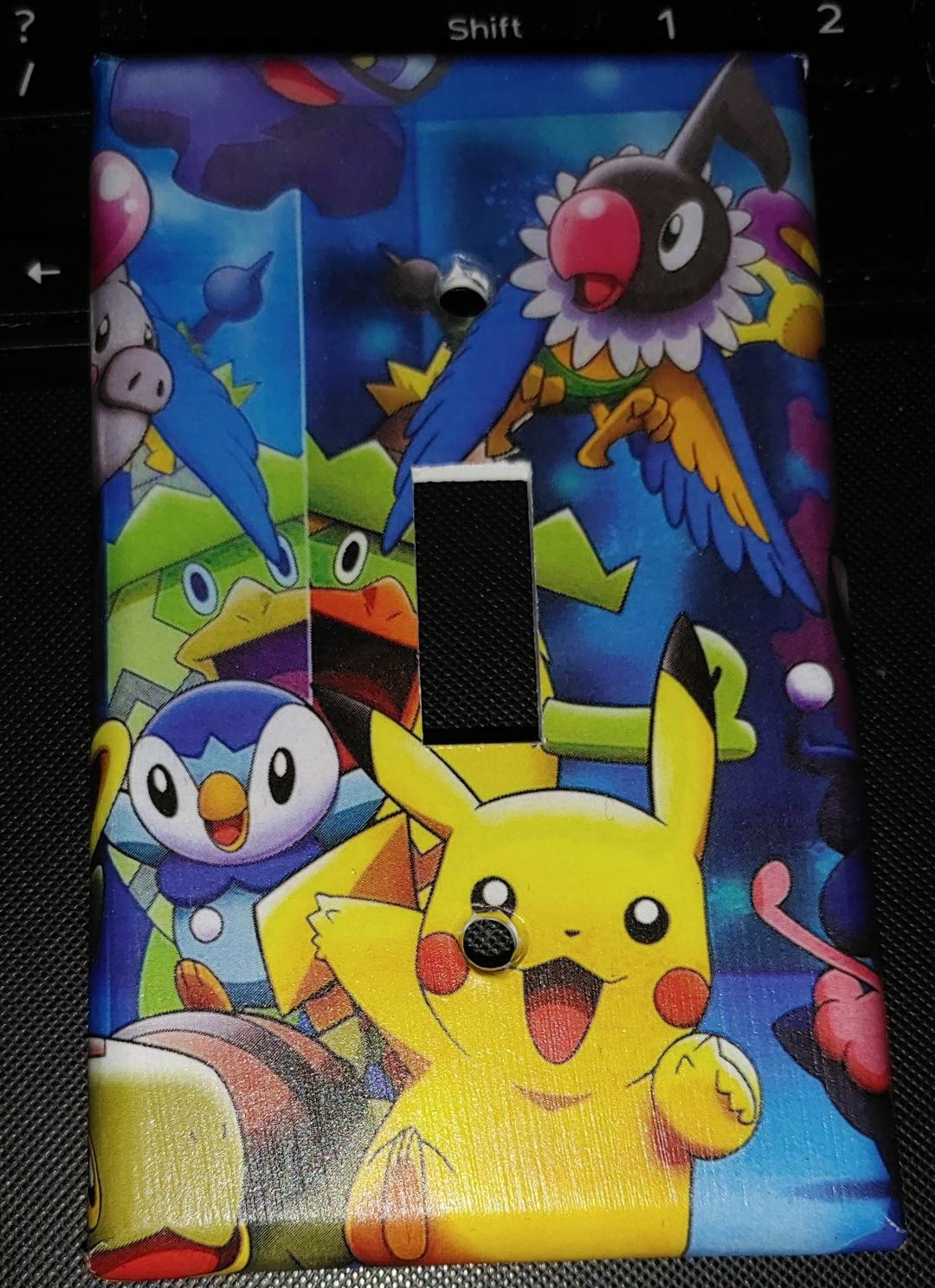Custom Handmade Pokemon – Style#1 – Light Switch Covers Various Styles