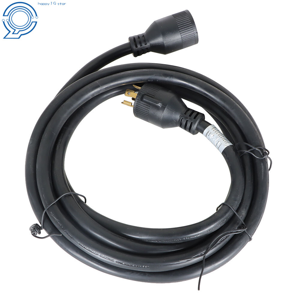 30 Amp Generator Cord 15FT and Power Inlet Box Waterproof Combo Kit NEMA L14-30
