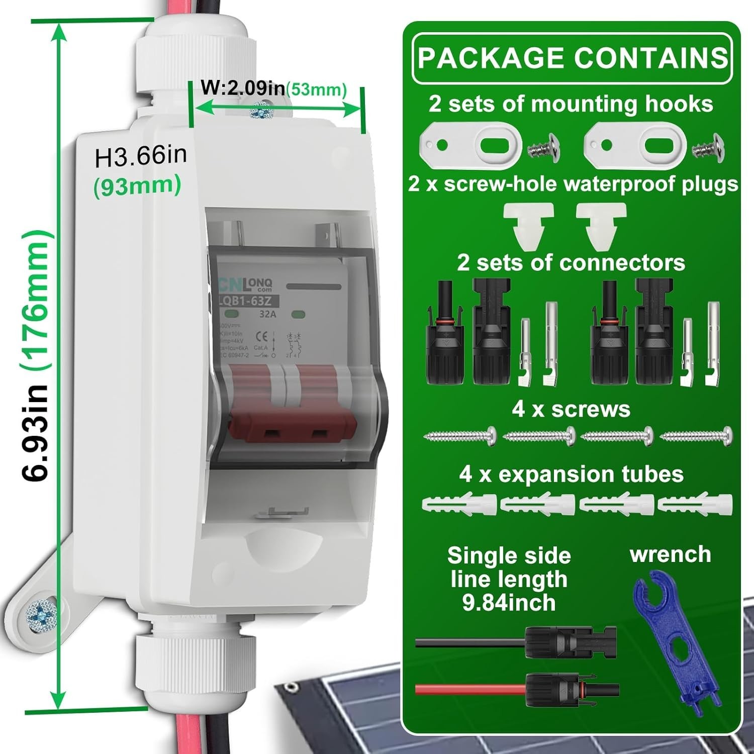 Flame-Retardant Mini Circuit Breaker for 500V DC Applications – Safe & Reliable