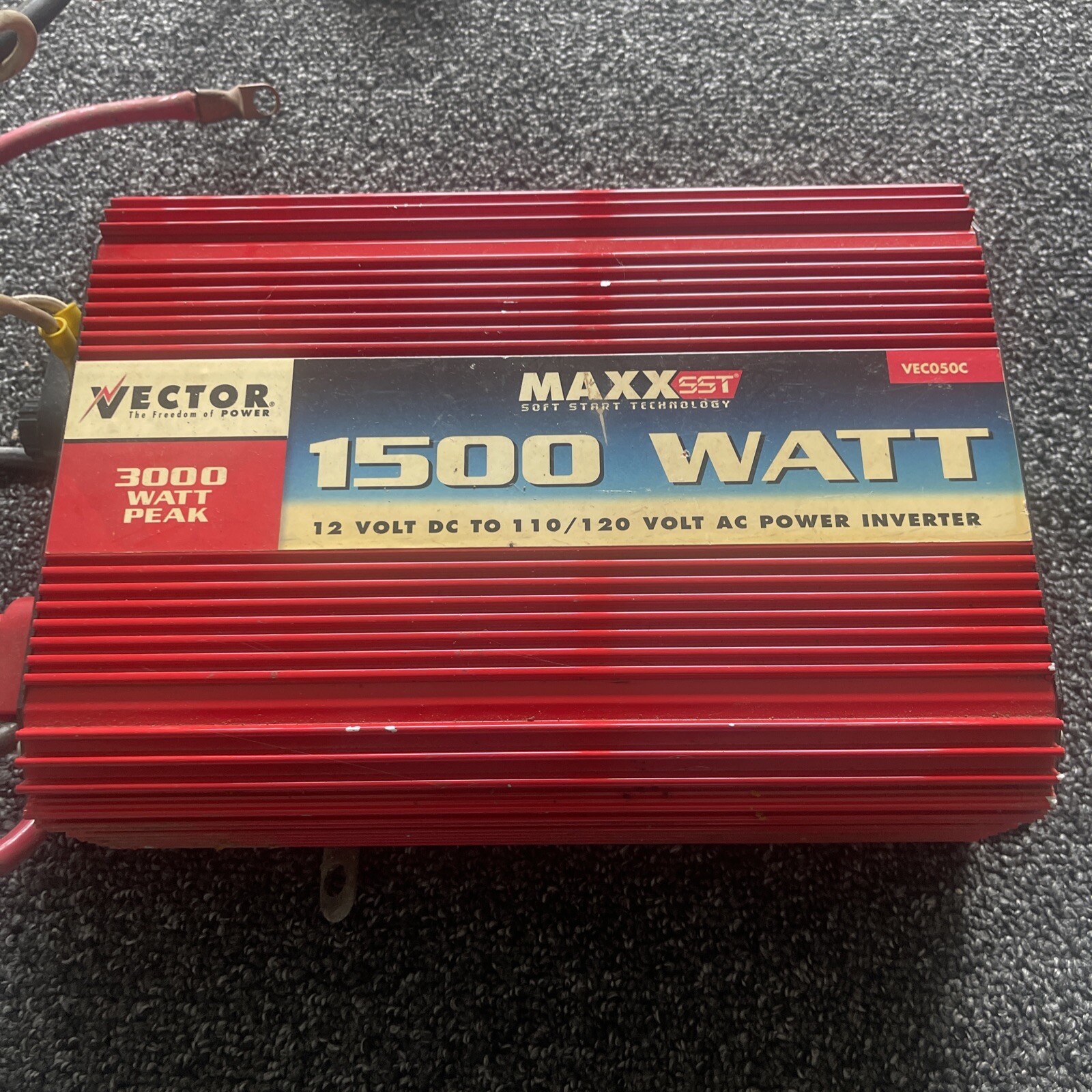Vector VEC050C 1500 Watt AC Power Inverter Maxx SST Technology Non Working Parts