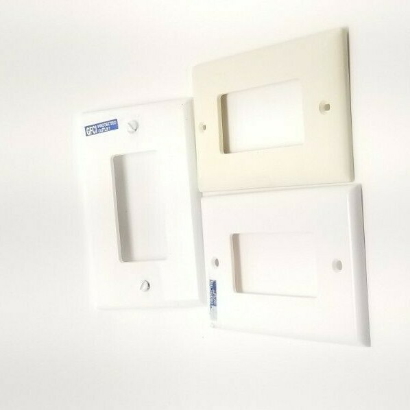 Bundle Of Wall Cover Plates Different 1-Gang White And Almond Color USA Seller