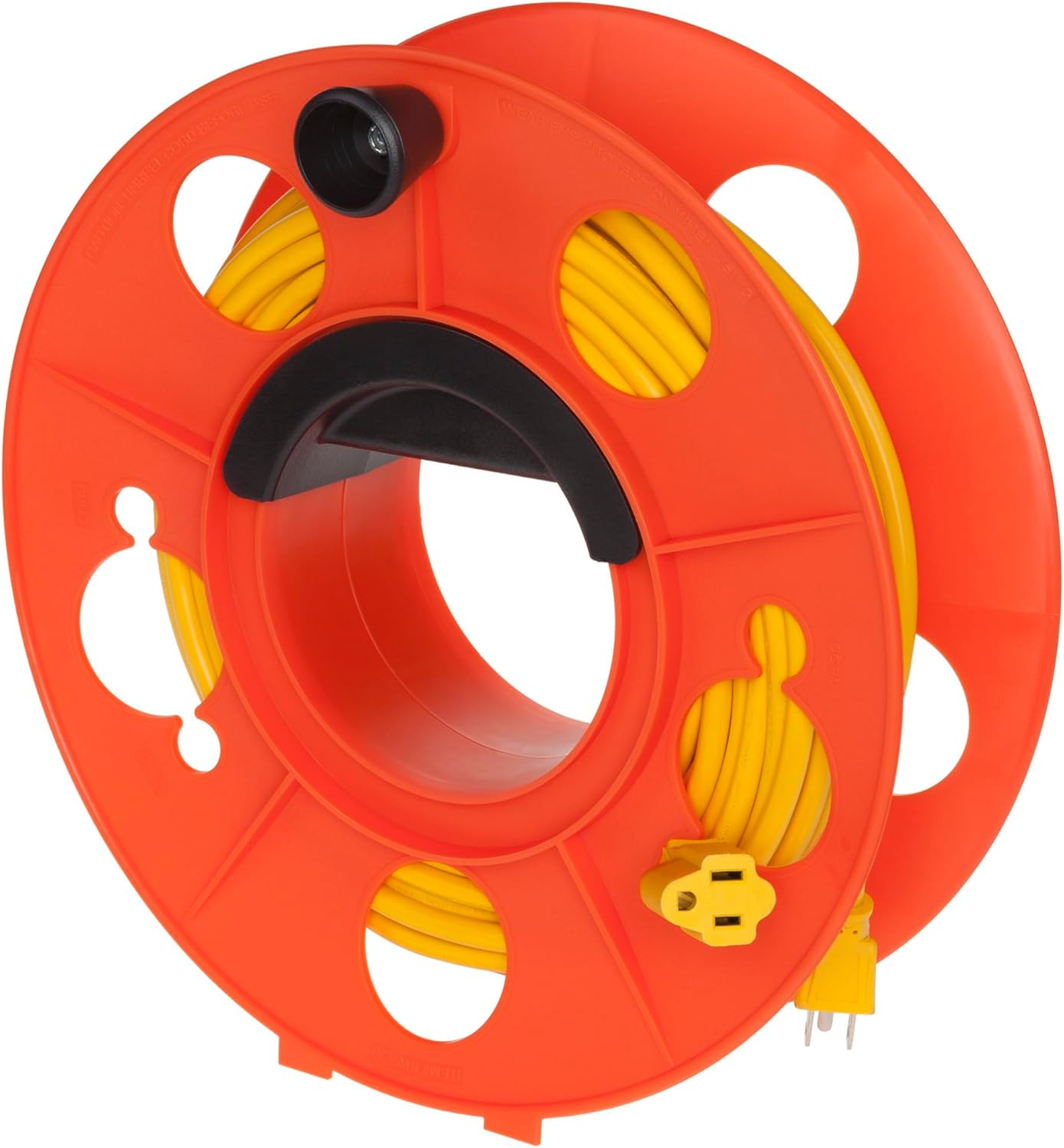 KW-130 Cord Storage Reel with Center Spin Handle, 150-Feet