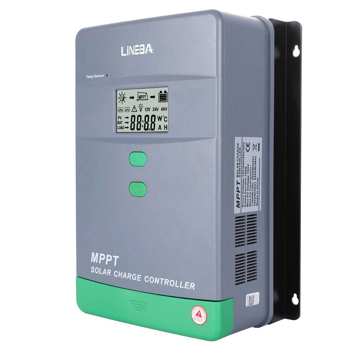 12/24/36/48V 30/60/100A MPPT Solar Charge Controller Panel Battery Regulator LCD