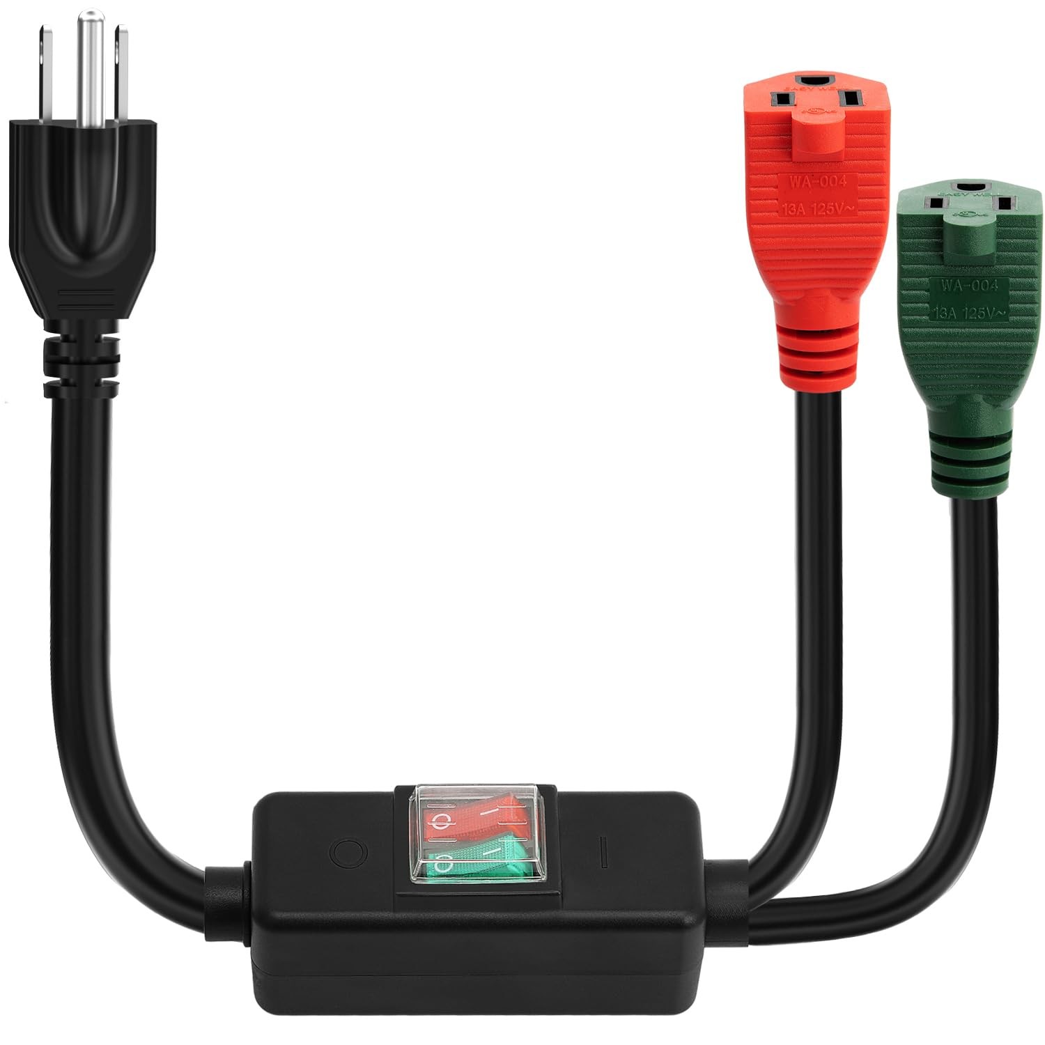 3-Prong Outdoor Waterproof Extension Switch Cord, Inline On/Off Switch Extens…