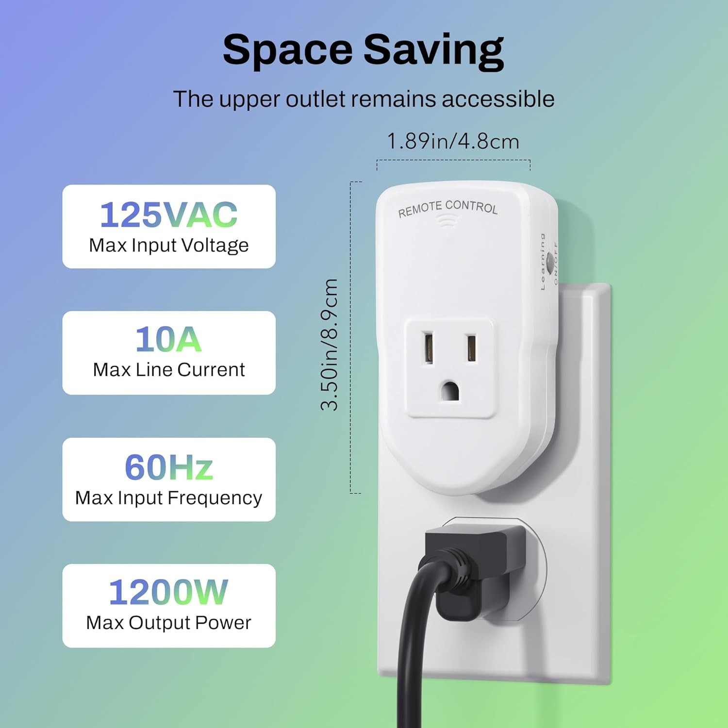 Versatile Wireless Remote Switch for Lights & Appliances – Easy Installation