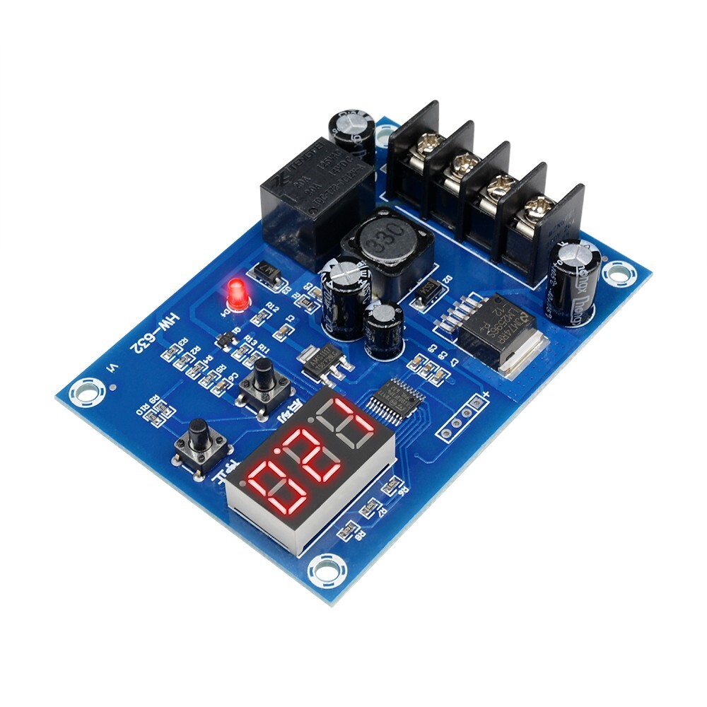 12V – 24V Battery Charge Controller Protection Module w/ LED Voltmeter XH-M603