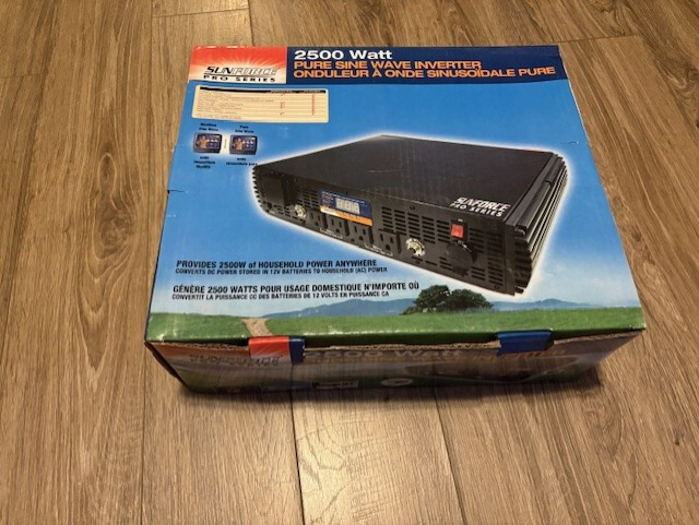 Sunforce Pro Series 2500w Pure Sine Wave Inverter