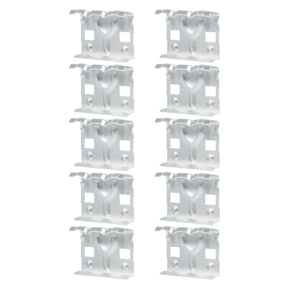 10 Pcs Aluminum Alloy Solar Panel Drain Clips for Efficient Water Drainage