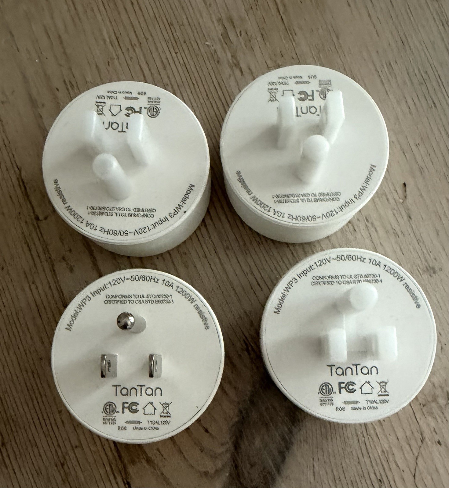 TanTan Smart Socket 4PCS WiFi Plug With App Control WP3 Model 10A Max 120V