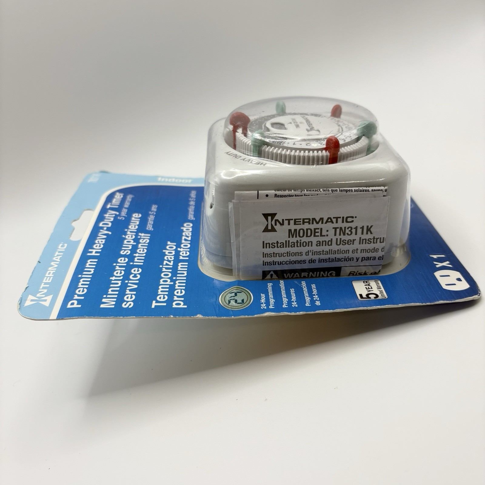 Intermatic Premium Heavy-Duty Timer TN311K Indoor 24 Hours Lights Appliances NEW
