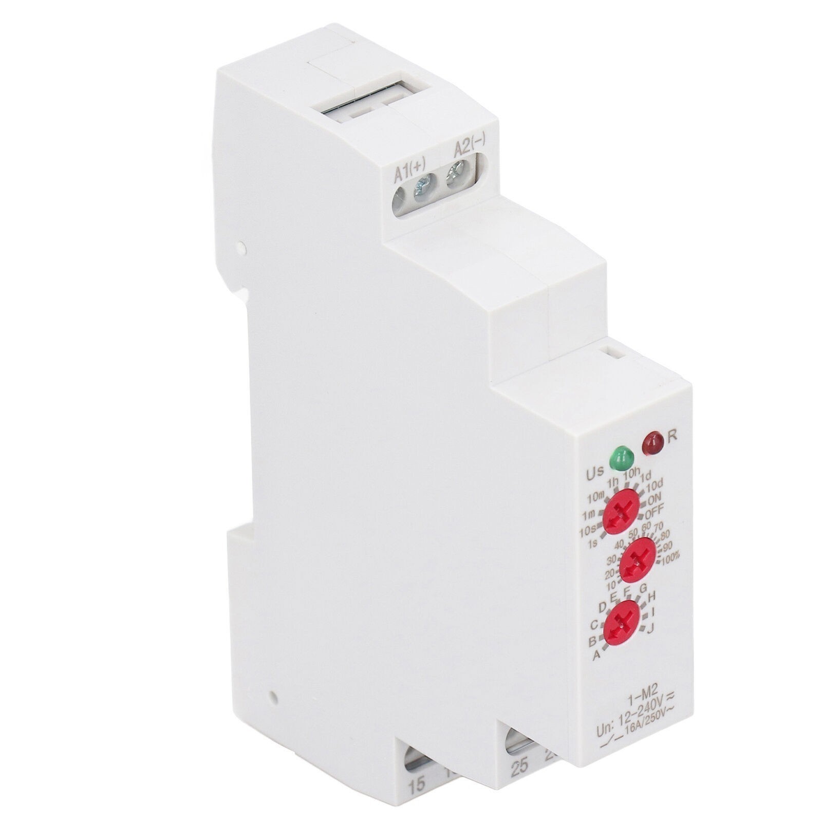Time Relay Multifunctional Normally Open DIN Rail Delay Timer Switch AC DC
