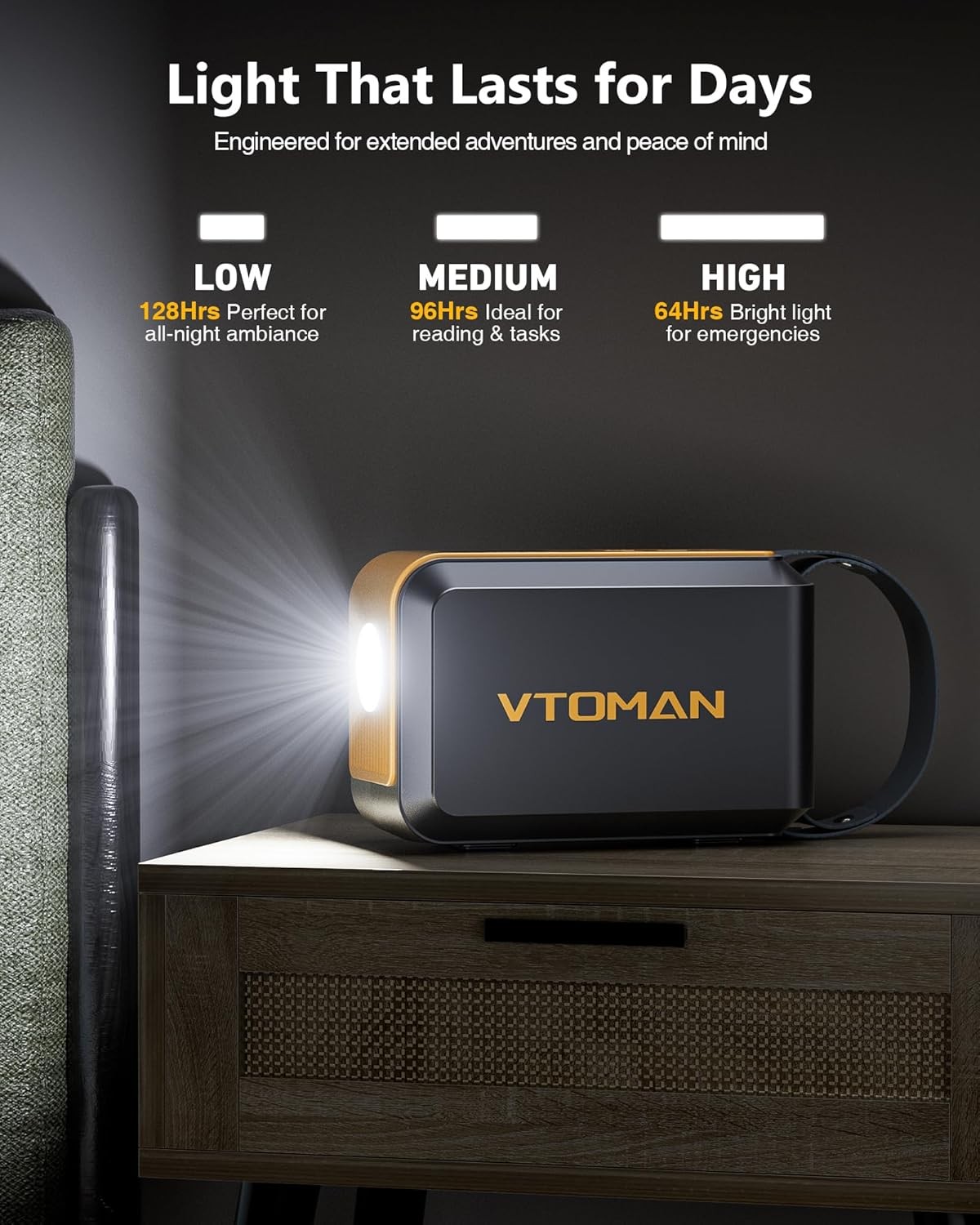 VTOMAN Jump100 88.8Wh Portable Power Station Battery Solar Generator Power Bank