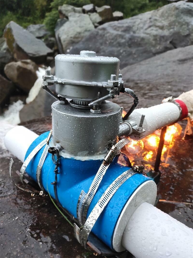 Aluminium Alloy Hydroelectric 1000 Turbine Generator Small-scale 220-volt